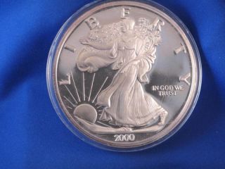 2000 Giant Commemorative American Eagle.  999 Silver 12 Troy Ounce B2976 photo