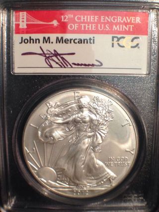2012 - S American Siver Eagle - Pcgs Ms 70 Struck At Sf - First Strike photo
