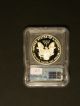 2005 - W American Silver Eagle Proof - - - - Pf - 70 - - - - First Day Of Issue Silver photo 1