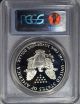 1992 - S American Eagle Silver Dollar Pr69 Dcam Pcgs Proof 69 Deep Cameo Silver photo 2