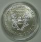 2012 American Eagle One Ounce Silver Uncirculated Coin W/coa Silver photo 1