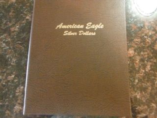 Collector Album With American Silver Eagles Dollars From 1986 - 2014 (29 Coin photo