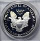 2004 - W American Eagle Silver Dollar Pr69 Dcam Pcgs Proof 69 Deep Cameo Silver photo 3