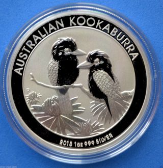 2013 Kookaburra 1 Oz.  999 Perth Australian Pure Silver Coin photo