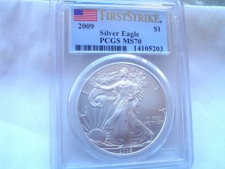 L@@k 2009 Pcgs Ms70 First Strike Wow Hard To Get.  A Must Have photo