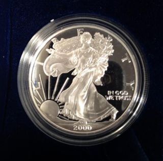 2000 P Proof Silver American Eagle photo