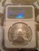 2013 (w) Ngc Ms - 69 American Silver Eagle Early Releases Special Blue Label Silver photo 3