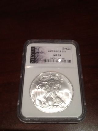 2009 Eagle Ngc Ms - 69 Liberty Series Special Label photo