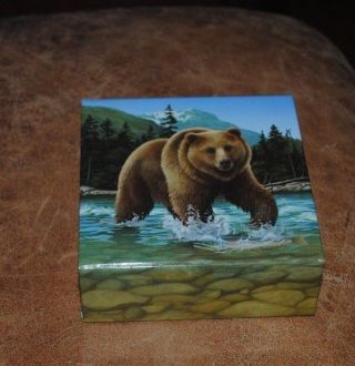 2014 Canadian 1 Oz Silver $100 Coin - The Grizzly Bear photo