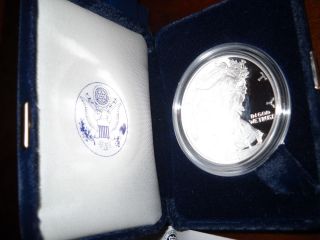 2003 - W 1 Oz Proof Silver American Eagle (w/box &) photo