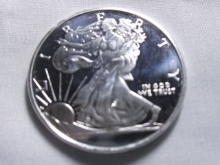 1/2 Oz Liberty Silver Coin.  999 Pure Silver photo