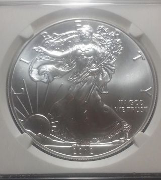 2012 Silver Eagle First Release Ngc Ms69 Mby810 photo