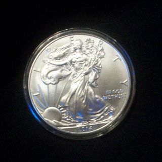 2014 American Silver Eagle 1 Oz (brilliant Uncirculated) photo