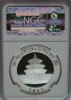 Ngc 2013 China Panda 10¥ Yuan Coin Ms69 Early Releases Silver 1oz 999 Prc China photo 1