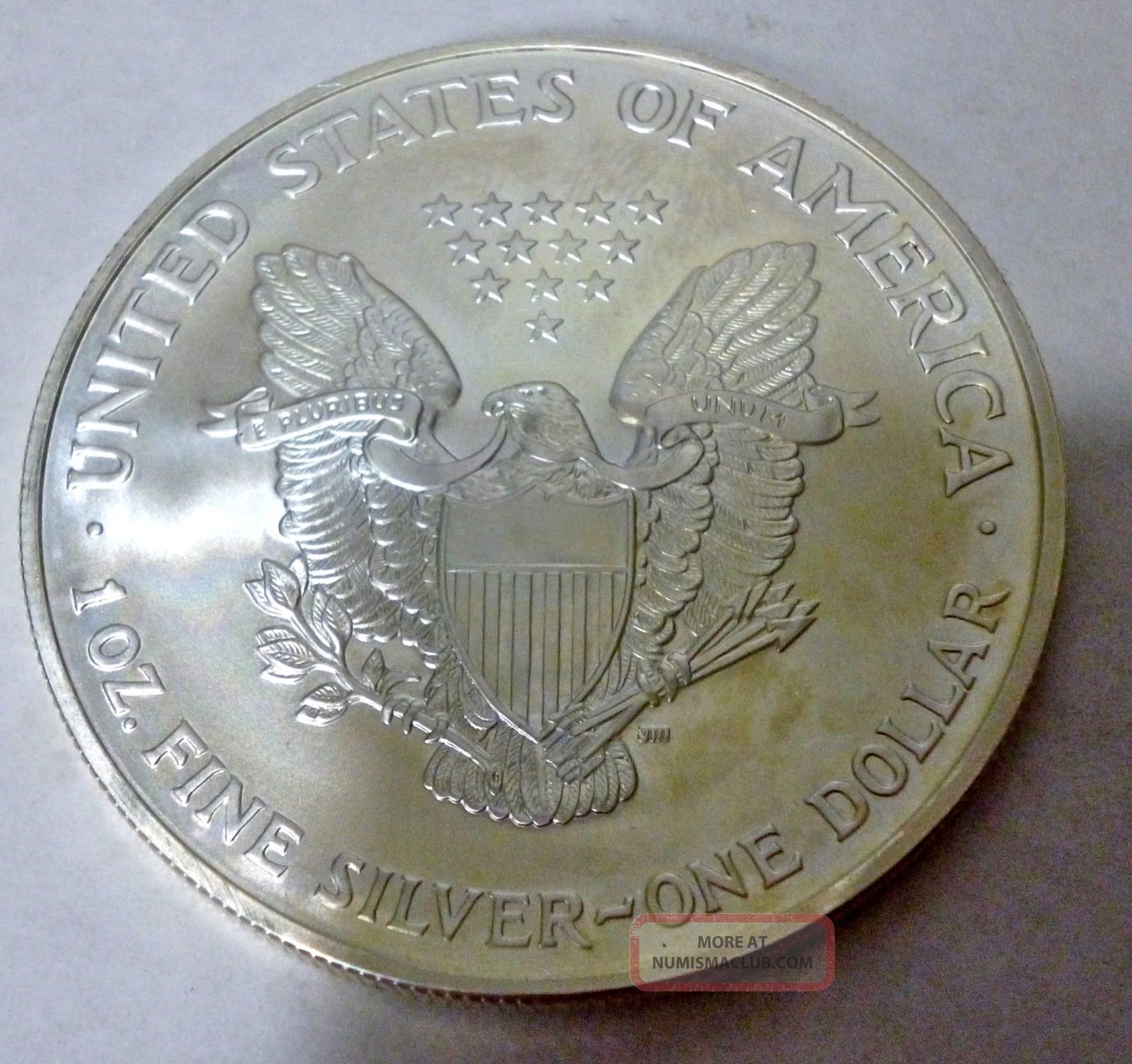 2004 1 Oz. Ronald Reagan Silver Walking Liberty Dollar Full Color Coin ...