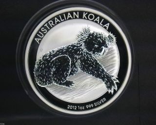 2012 $1 Australia Koala 1 Oz.  999 Silver Coin photo