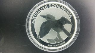 2011 $1 Australia Kookaburra 1 Oz.  999 Silver Coin photo