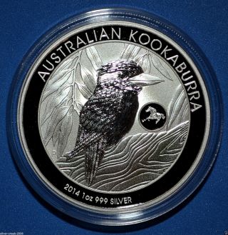 2014 Kookaburra Horse Privy 1 Oz Australian Pure Silver Coin photo