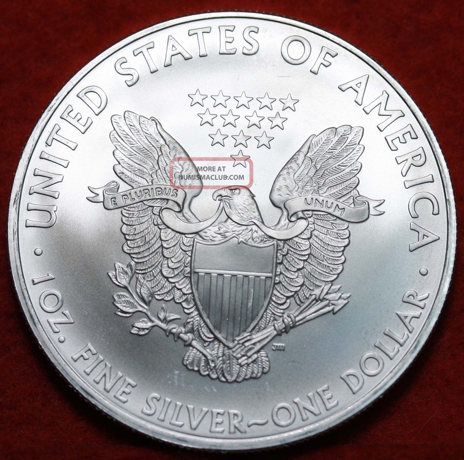 Uncirculated 2008 American Eagle Silver Dollar