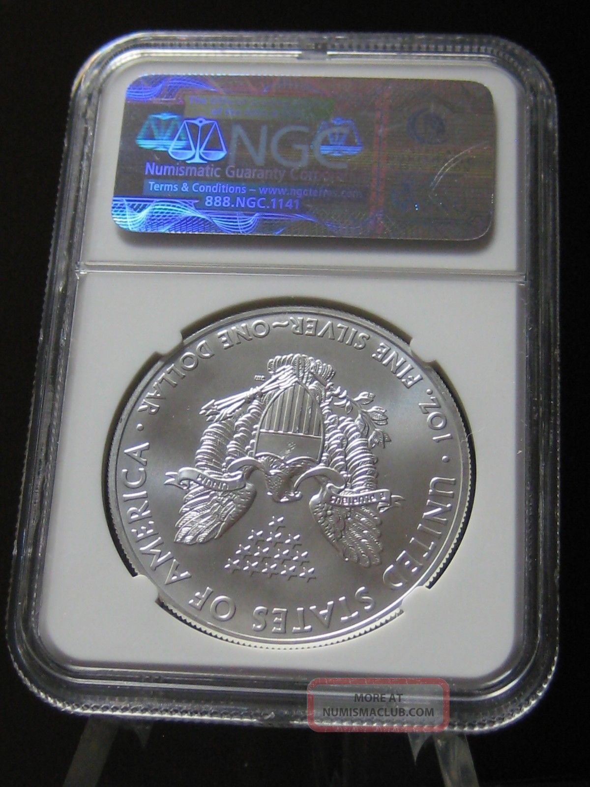 2011 (s) Silver Eagle Struck At San Francisco Early Release Ms69