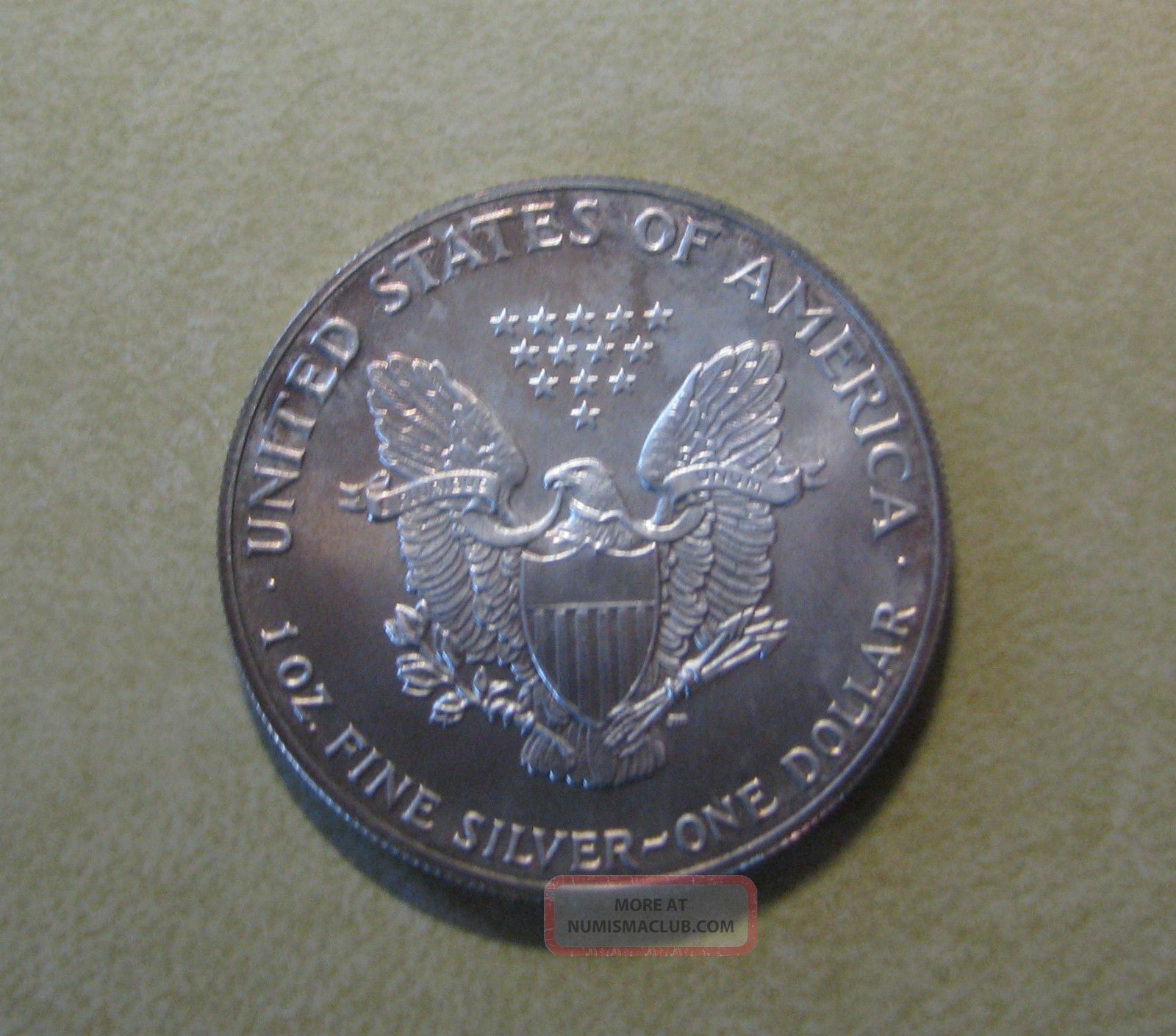 Silver Rimmed Coin 1992 – Rimmed Toned American Silver Eagle – One Ounce Fine Silver ...