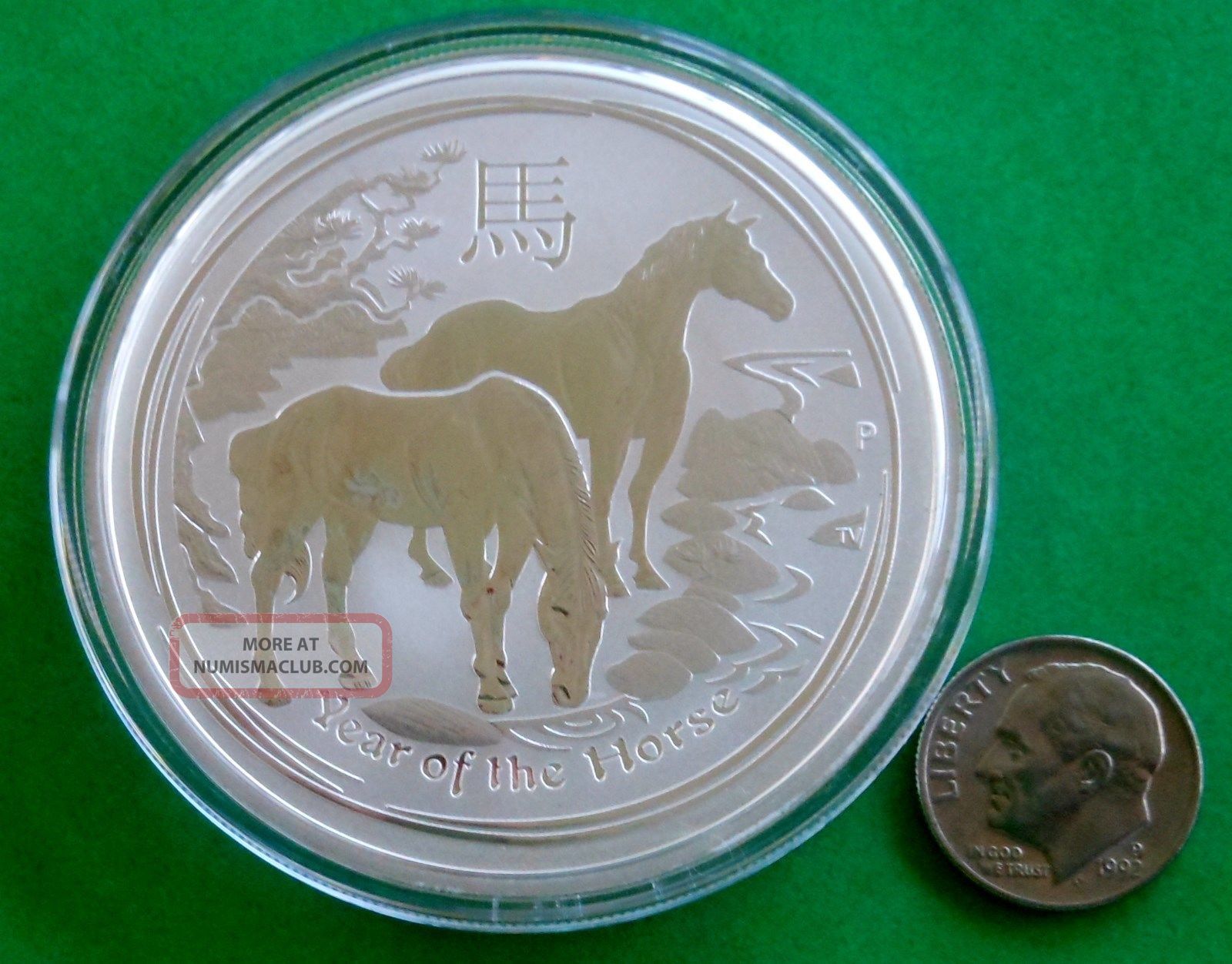 2014 2 Oz Silver Australian Lunar Year Of The Horse (sii)