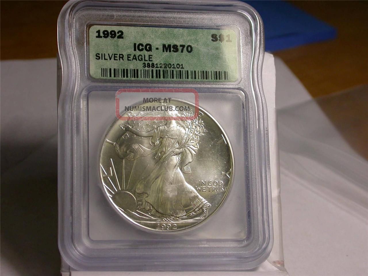 1992-icg-ms70-silver-eagle-1-ounce-dollar-id-p860