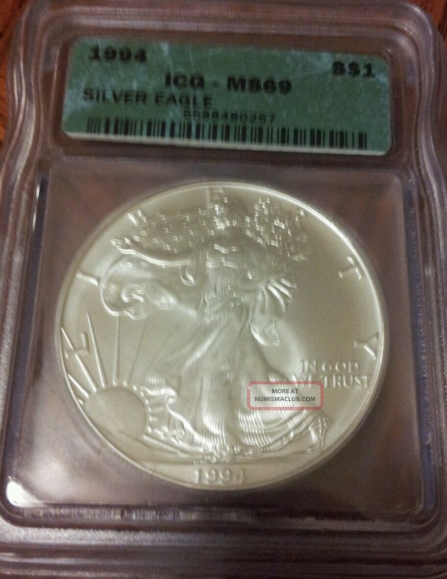 Ms69 Ms69 Key 1994 Icg Graded. Has Spots