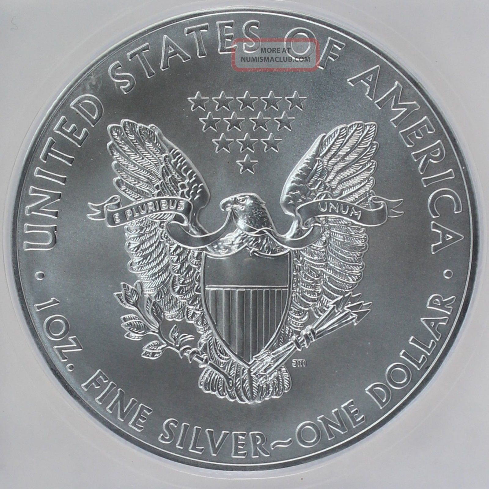 2014 Early Release American Silver Eagle Icg Ms70 S$1