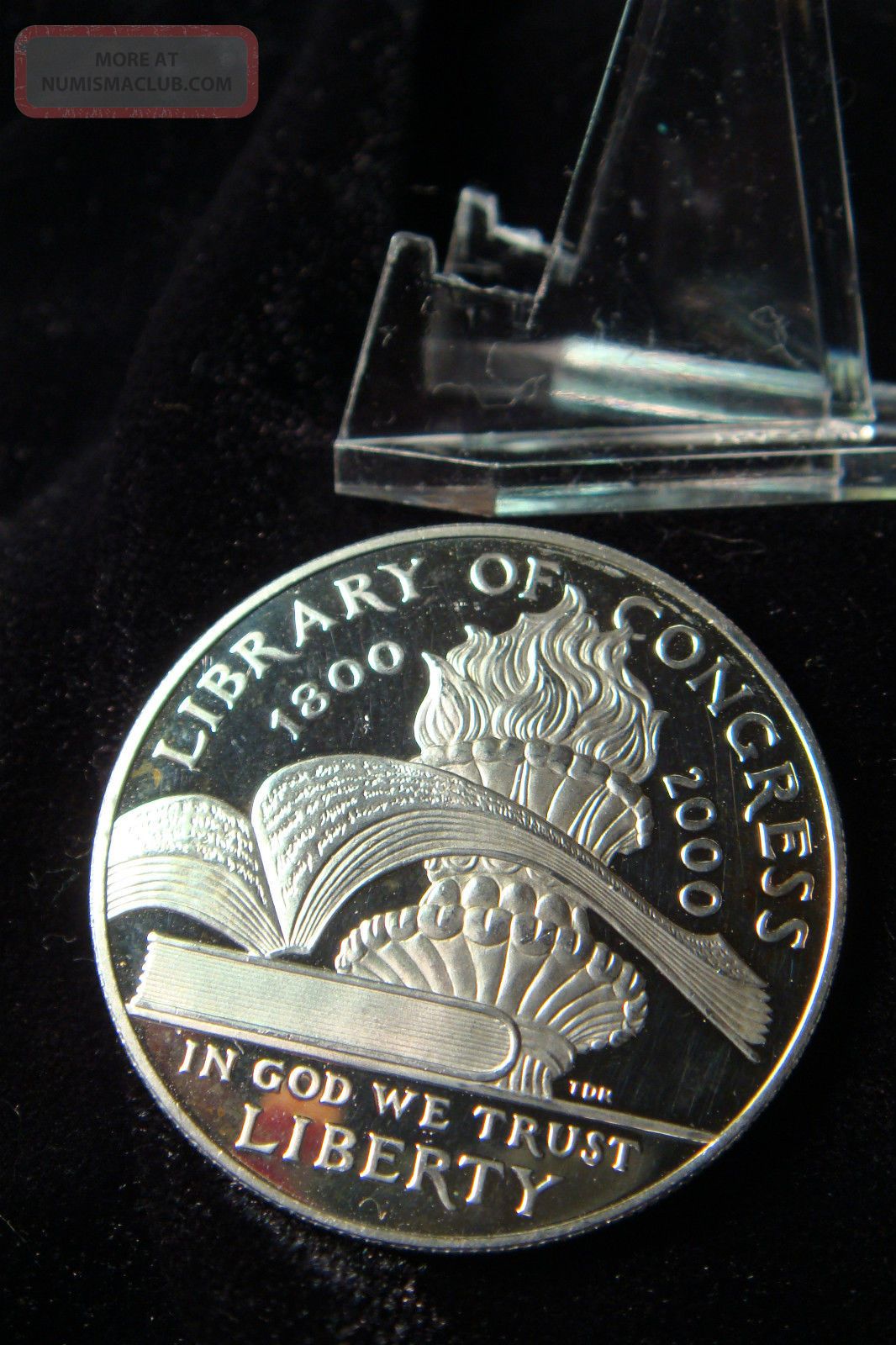 Library Of Congress Commemorative Silver Proof Coin