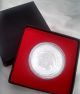 Baby ' S First Christmas1994 -.  999 Silver Art Medal - 1 Oz Troy W/case & Box Silver photo 2