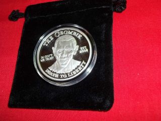 1 Troy Ounce.  999 Fine Silver Round,  The Obombie Design,  Proof, photo