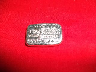 1 Ounce Troy.  999 Fine Silver Monarch Precious Metals Bar, photo