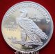 Solid Silver Round 1 Troy Oz Indian Head Liberty Bald Eagle.  999 Pure Proof - Like Silver photo 3