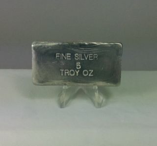 Custom 5 Troy Oz U Pick Hand Poured.  999 Silver Ingot Bullion Bar 1 Of A Kind photo