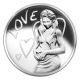 Silver Bullet Silver Shield Love / Oz Silver Proof Coin Silver photo 2