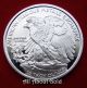 Solid Silver Round 1/2 (half) Oz Walking Liberty & Eagle Mirror Face.  999 Fine Bu Silver photo 3