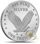 2013 Standing Liberty 1oz Silver Round.  999 Fine Silver photo 1