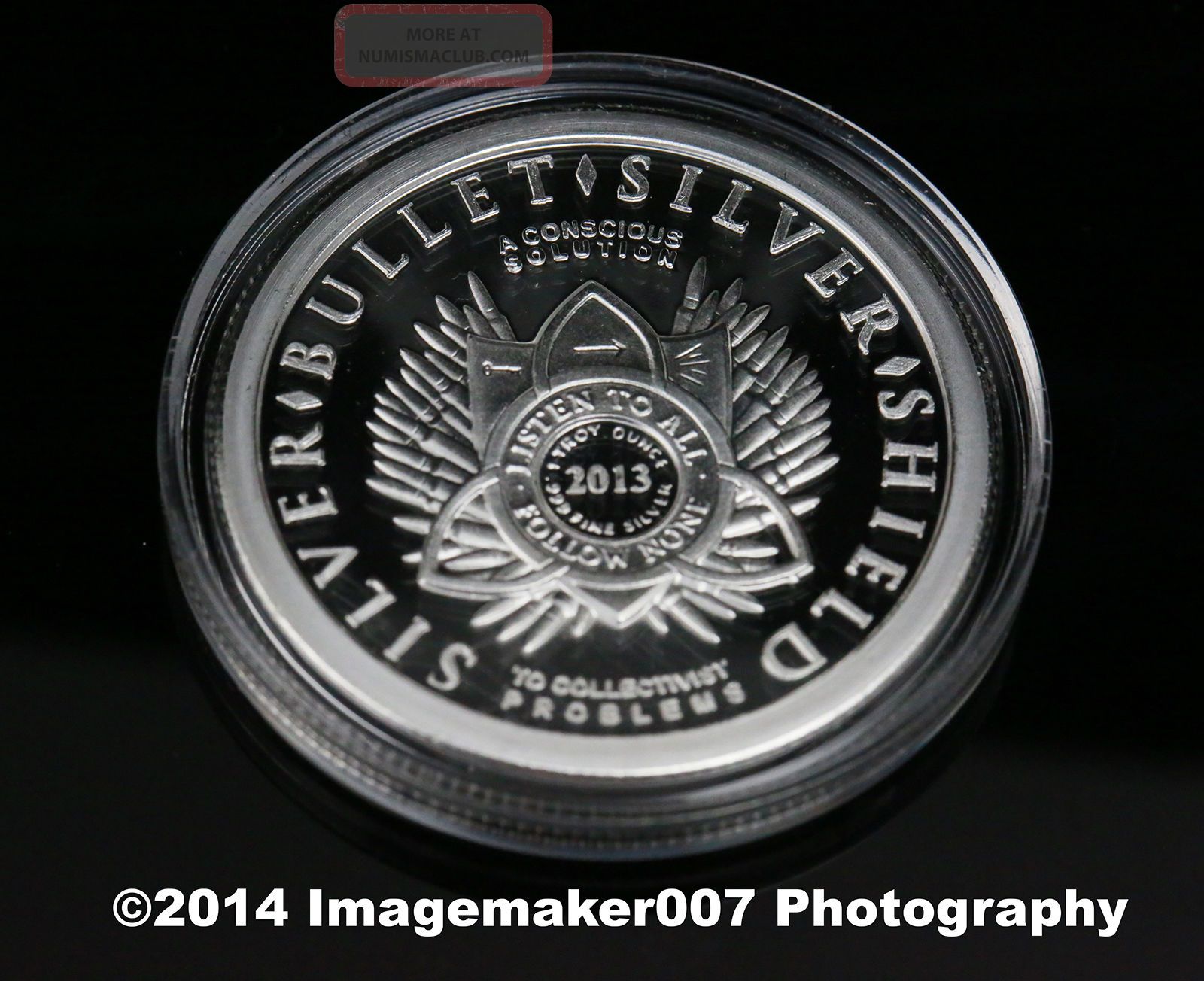 2013 1oz. Warbird Proof, 999 Silver Silver Bullet Silver Shield Sbss Ssg