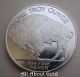 Solid Silver Round 1 Troy Oz Buffalo Indian Head.  999 Fine 2014 Liberty Bu Silver photo 1