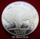 Solid Silver Round 1 Troy Oz Buffalo Indian Head.  999 Fine 2014 Liberty Bu Silver photo 4