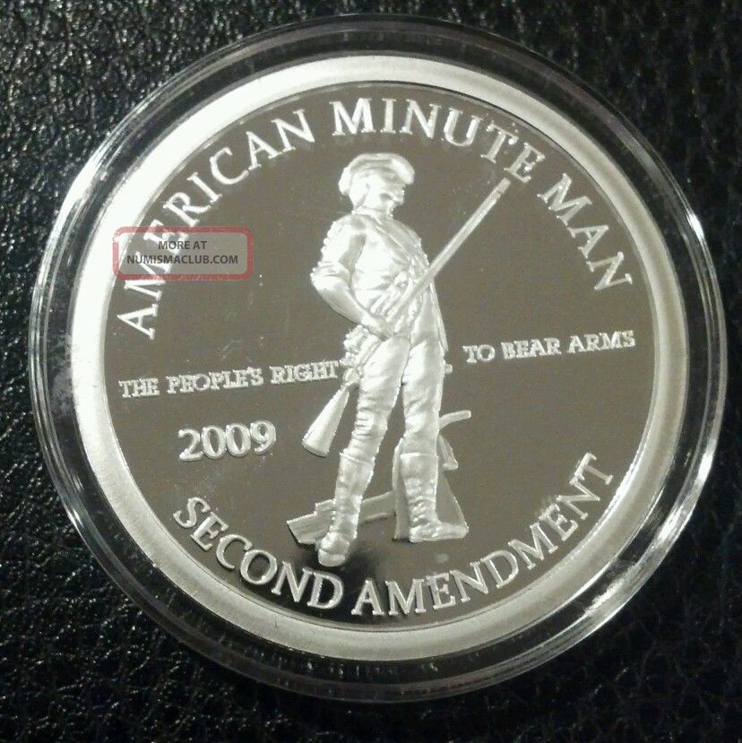1oz. 999 Fine Silver 2nd Amendment Bill Of Rights Coin Proof Like 2009 ...