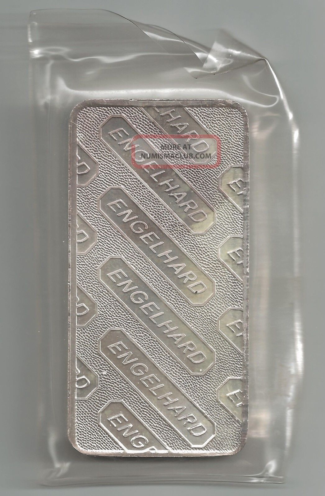 One Engelhard 10 Troy Ounces 999 Silver Bar Ser C337613 one-engelhard-10-troy-ounces-999-silver-bar-ser-c337613