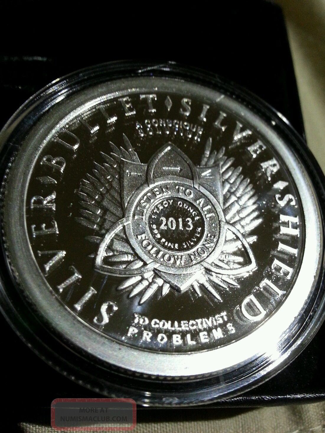 Silver Shield / Sbss 2014 Year ' S Proof 1 Troy Ounce Silver Round