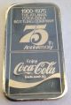 Coca Cola 75th Anniversary.  999 Sterling Bar Atlanta 1975 Silver photo 4