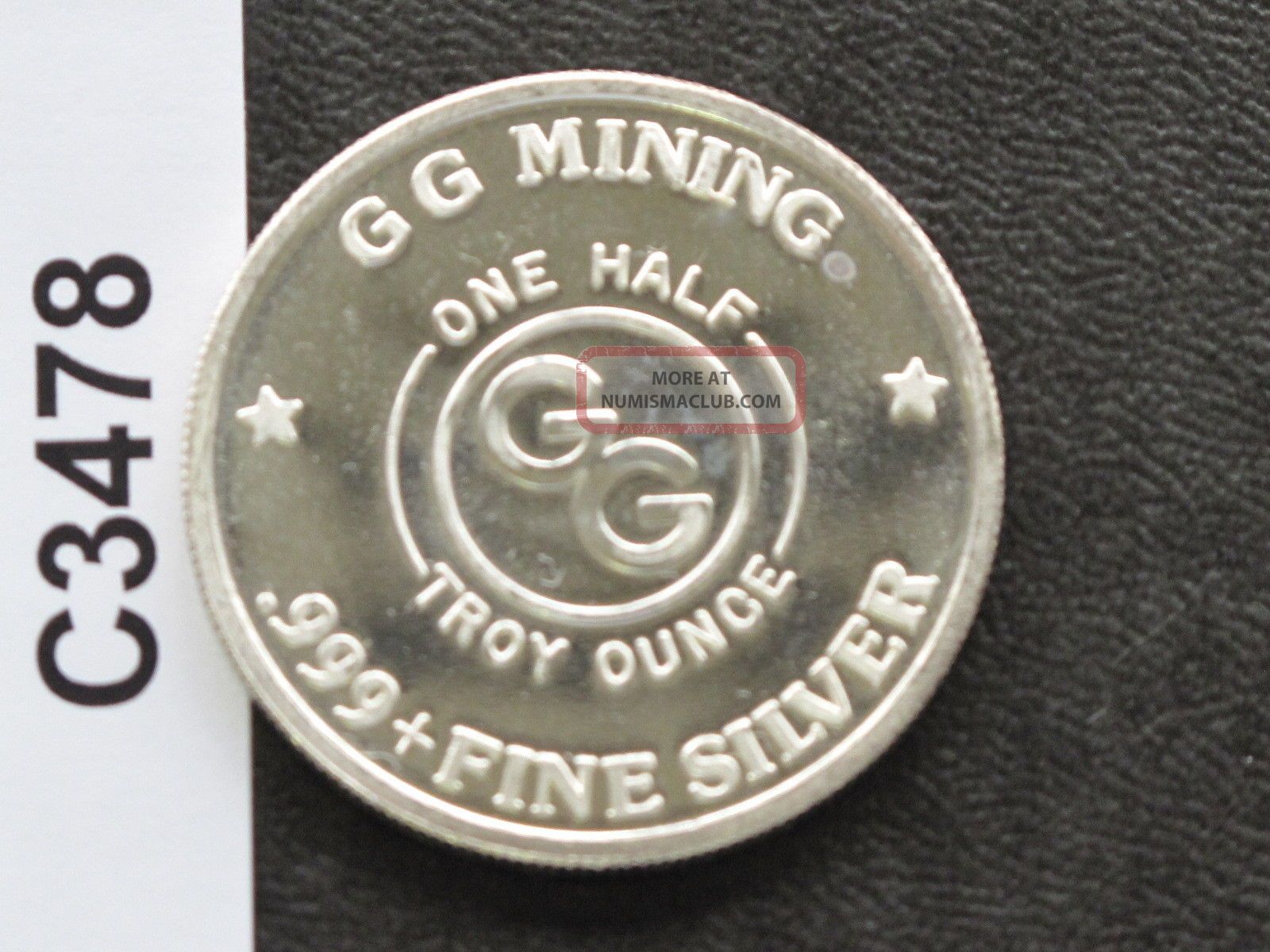 G G Mining Silver Eagle Silver Art Round C3478