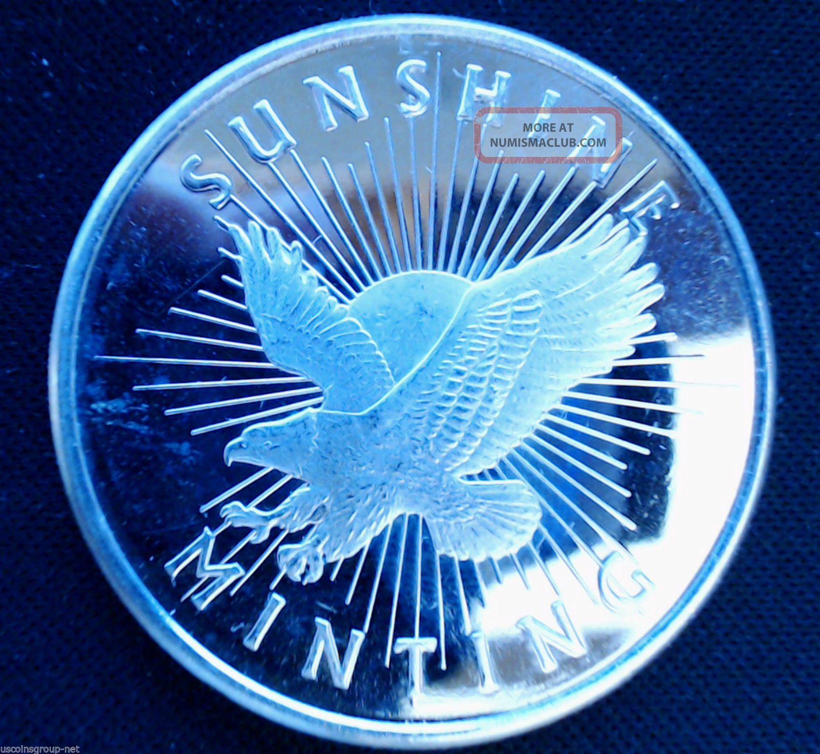 Sunshine 1 oz silver round 999 pure 