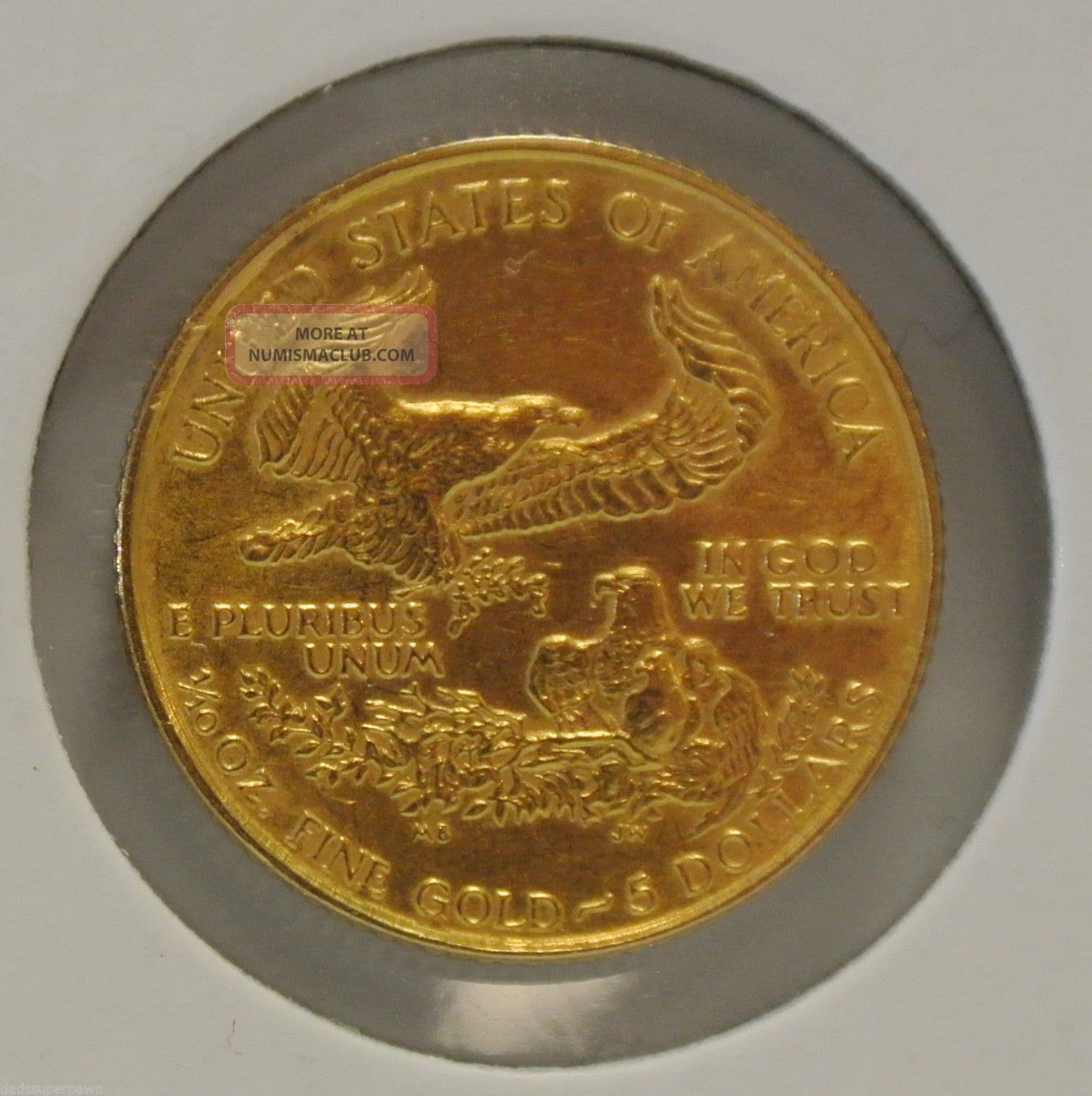 1989 $5 1/10 Oz Gold American Eagles