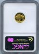 2008 - W $5 (1/10 Oz. ) Proof Gold Buffalo Ngc Pf 70 Ucam Early Release Gold photo 1