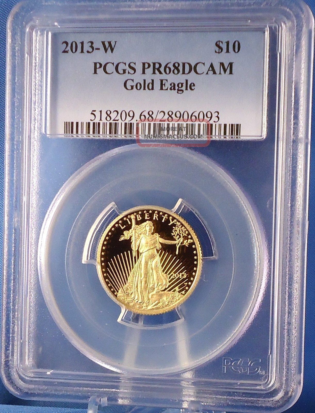 2013 w american eagle one quarter ounce gold proof coin pcgs